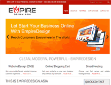 Tablet Screenshot of empiredesign.asia